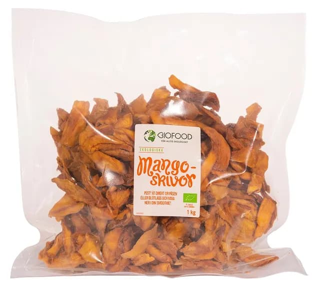 Biofood Mangoskivor torkade 1 kg