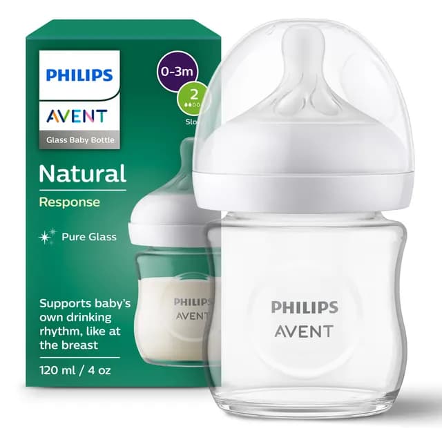 Philips Avent Natural Response Glasflaska 120 ml