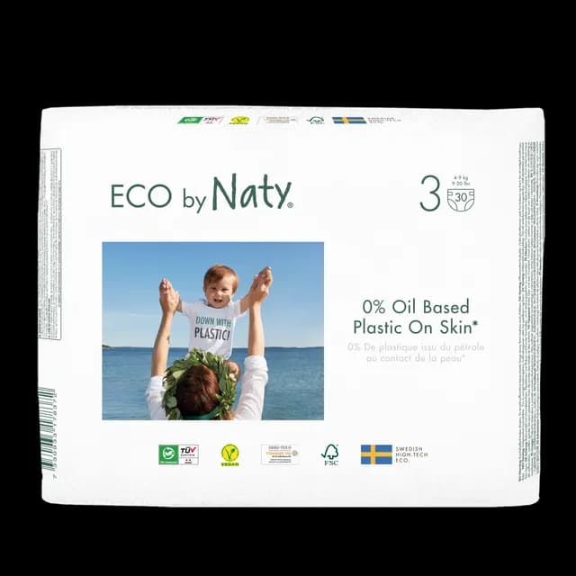 Naty Blöjor Storlek 3 (4-9 kg) 30 st
