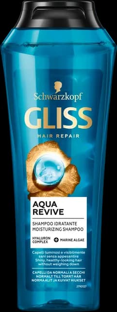 Schwarzkopf Gliss Moisturizing Schampo Aqua Revive 400 ml
