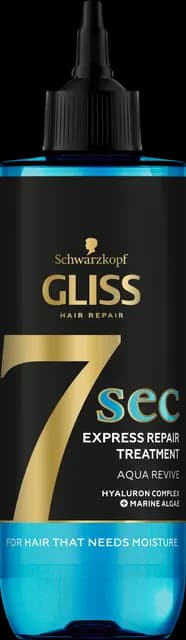 Schwarzkopf Gliss Moisturizing 7 Sec Express Repair Treatment Aqua Revive 200 ml