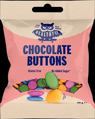 HealthyCo Chocolate Buttons 40 g