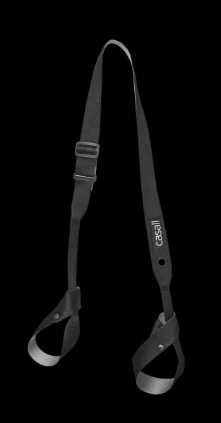 Casall ECO Yoga Mat Solid Carry Strap Black