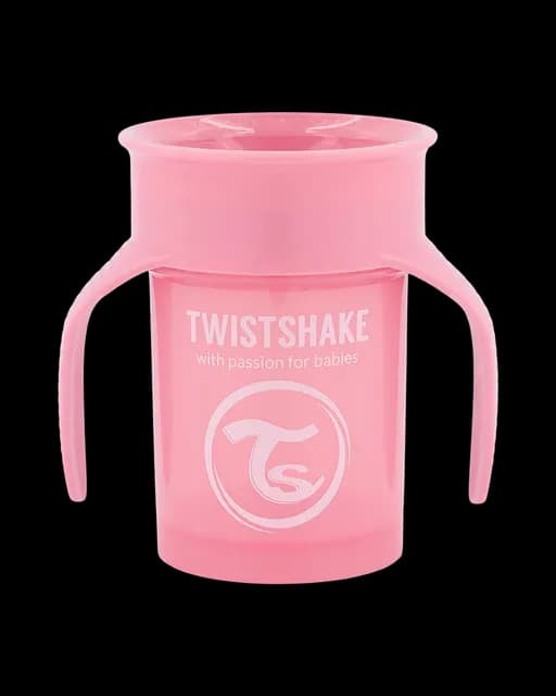 Twistshake 360 Cup Pastel Pink 6+m