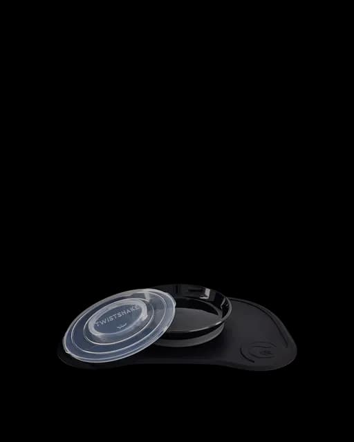 Twistshake Click Mat + Tallrik 6+m Svart