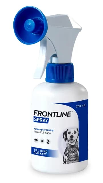 Frontline vet., kutan spray, lösning 2,5 mg/ml 250 ml