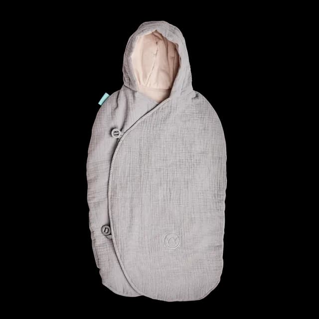 Najell Muslin Baby Overall Mercury Grey