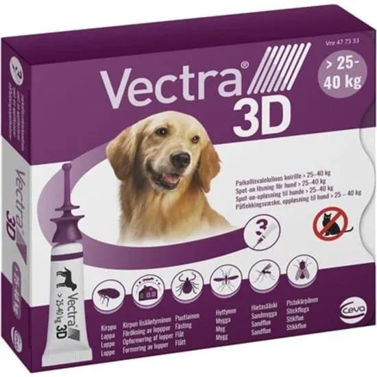 Vectra 3D 25-40 kg 3 x 4,7 ml
