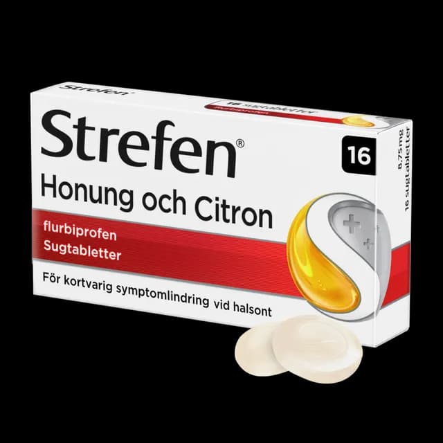 Strefen Honung & Citron Sugtabletter Flurbiprofen 8,75 mg 16 st
