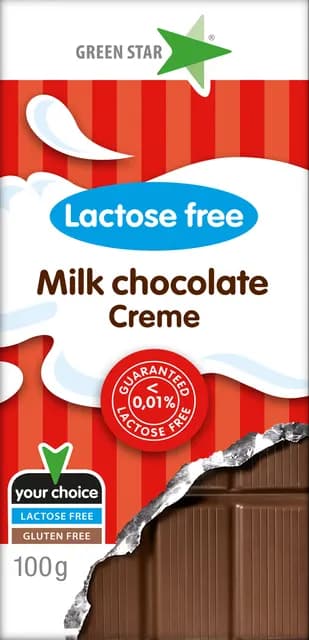 Green Star Mjölkcreme Laktosfri 100 g