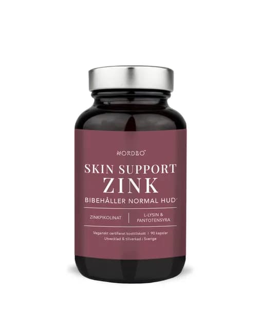 Nordbo Skin Support Zink 90 kapslar
