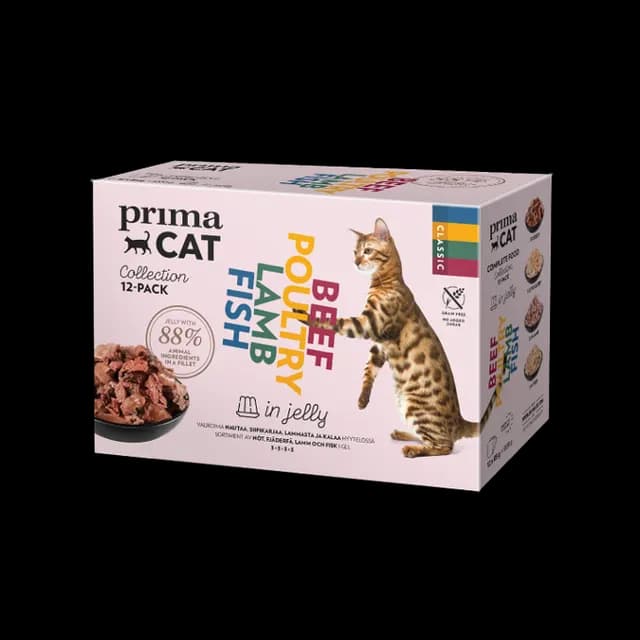 PrimaCat Classic multipack i gele 12 x 85 g