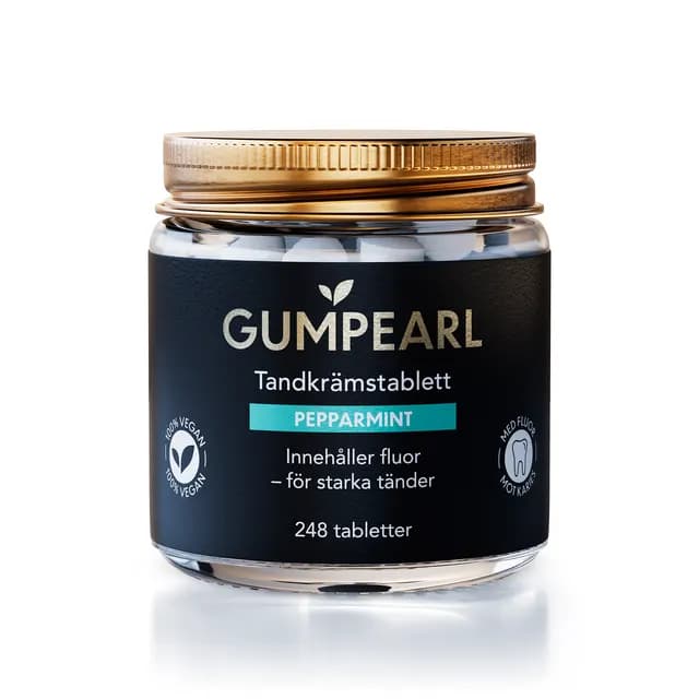 Gumpearl pepparmint tandkrämstablett 248 st