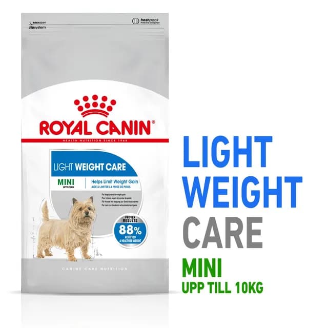 Royal Canin Light Weight Care Mini Adult Torrfoder för Hund 8 kg