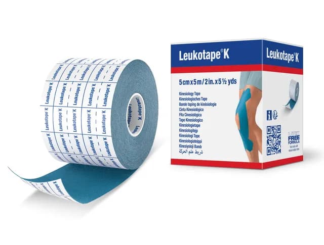 Leukotape Kinesiotejp Blå 5 cm x 5 m