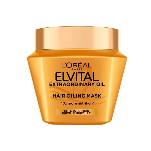 L'Oréal Paris Elvital Extraordinary Oil Hårinpackning för färgat hår 300 ml