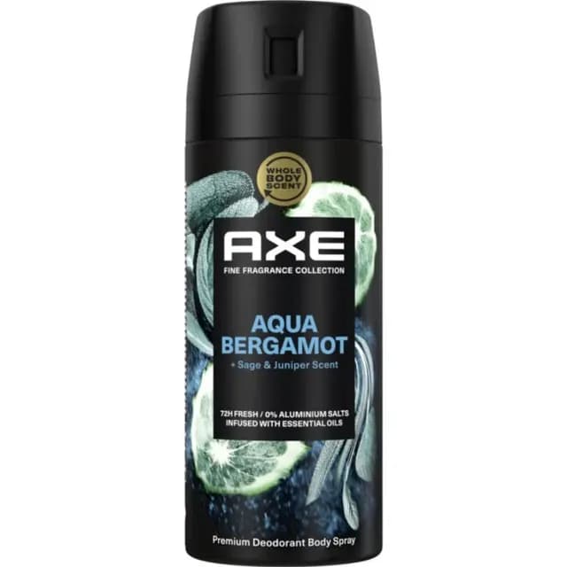 AXE 72h Fine Fragrance Aqua Bergamot Deodorant Bodyspray 150 ml