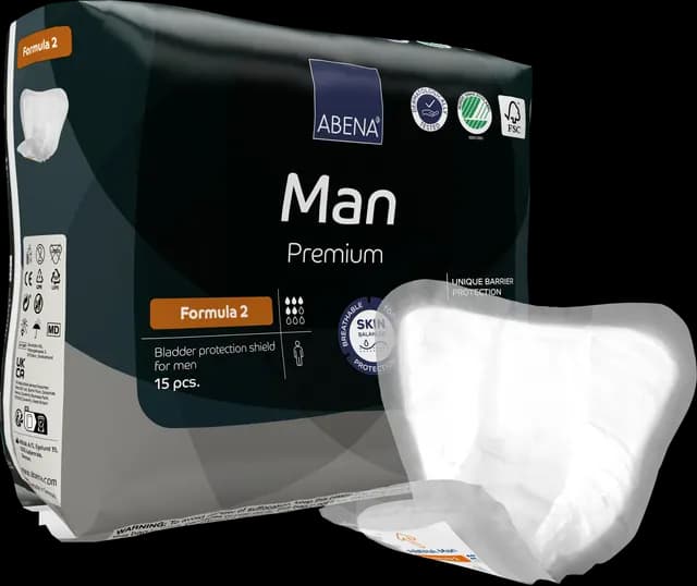 ABENA Man Formula 2 Premium 29x23 cm 15-pack