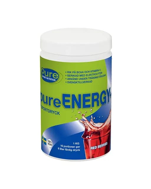 pure ENERGY Sportdryck Red Berries 1000 g