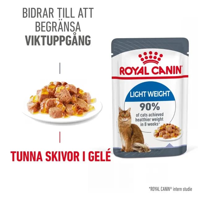 Royal Canin Light Weight Care Jelly Adult Våtfoder för Katt 1,02 kg