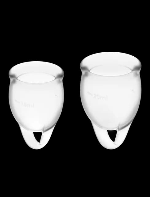Satisfyer Feel Confident Menstrual Cup Transparent