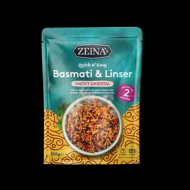 Zeinas Basmati & Linser Smoky Oriental Quick n' Easy 250 g