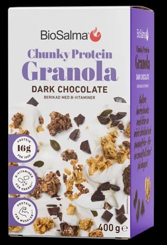BioSalma Chunky Protein Granola Dark Chocolate 400 g