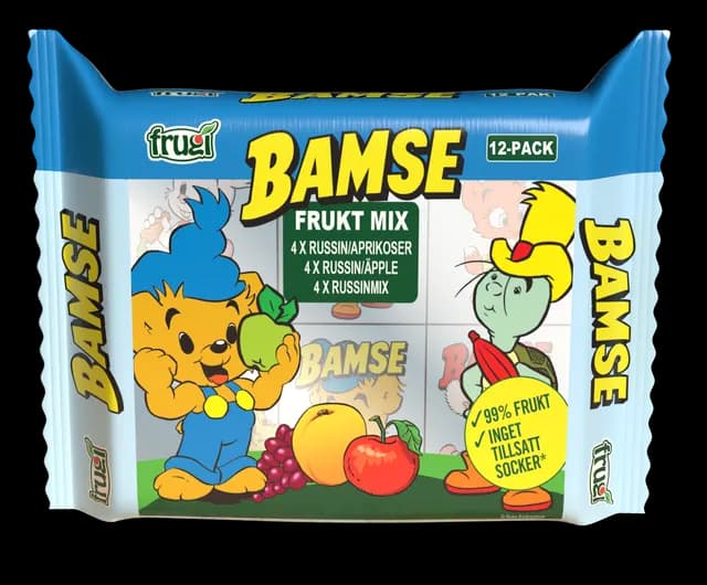 Bamse Fruktmix 12 x 14 g