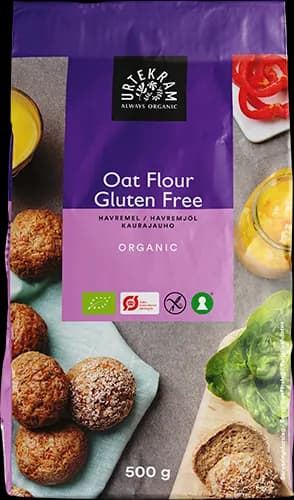 Urtekram Havremjöl Eko Glutenfri 500 g