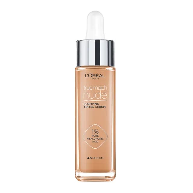 L'Oreal Paris True Match Nude Plumping Tinted Serum 4-5 Medium 30 ml