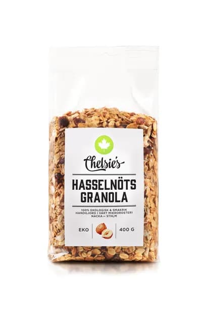 Chelsie's Organic Hasselnöt Granola 400 g