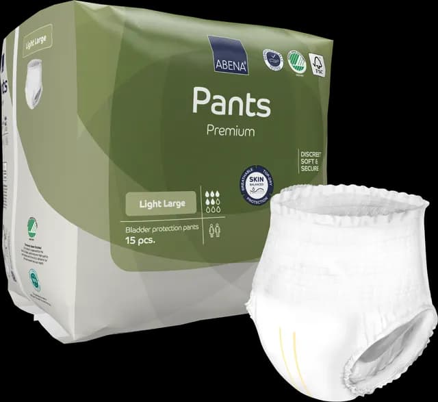 ABENA Pants Light L 100-140 cm 15-pack
