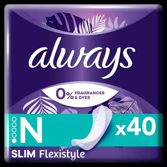 Always Dailies Flexistyle Slim Trosskydd 40 st