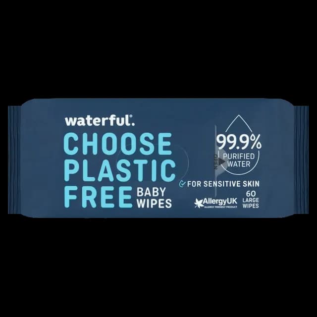 Waterful Plastfria Våtservetter 60 st