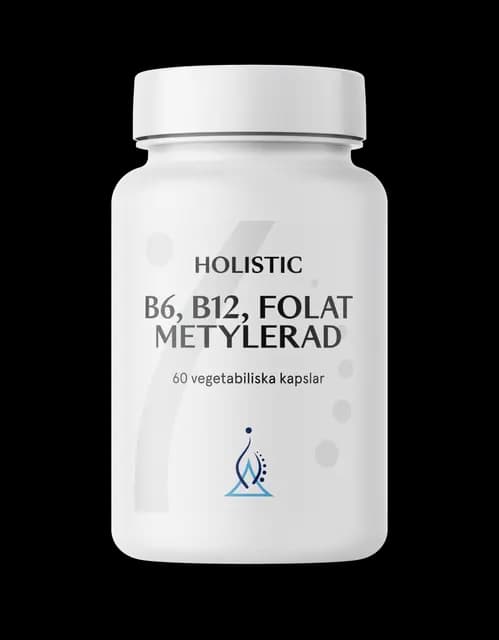Holistic B6, B12, Folat Metylerad 60 kapslar