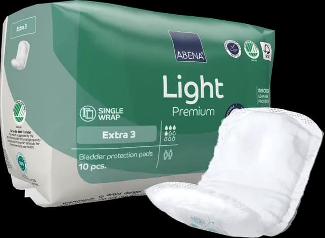 ABENA Light Extra 3 Premium 33x11 cm 10-pack