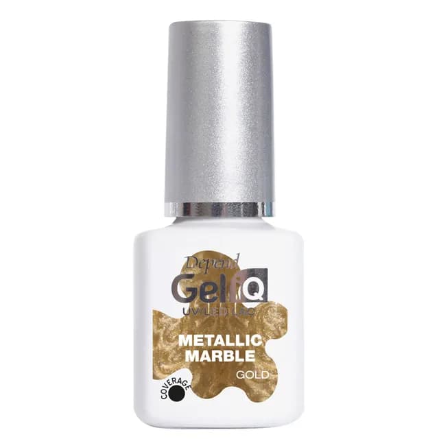 Depend Gel IQ Effects Metallic Marble Gold 5 ml