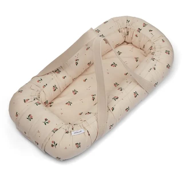 LIEWOOD Gro Babynest Peach Sea Shell Mix