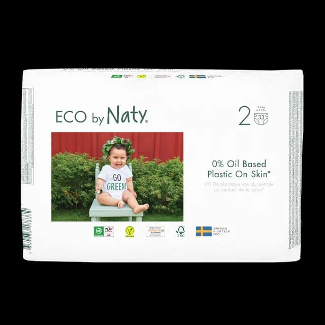 Naty Blöjor Storlek 2 (3-6 kg) 33 st