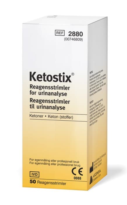 Ketostix teststickor 50 st