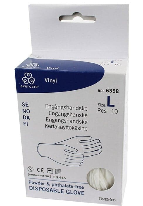 Plasthandske Vinyl Large 5 Par