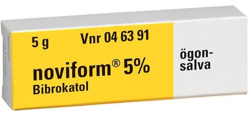 Noviform ögonsalva 5% 5 g