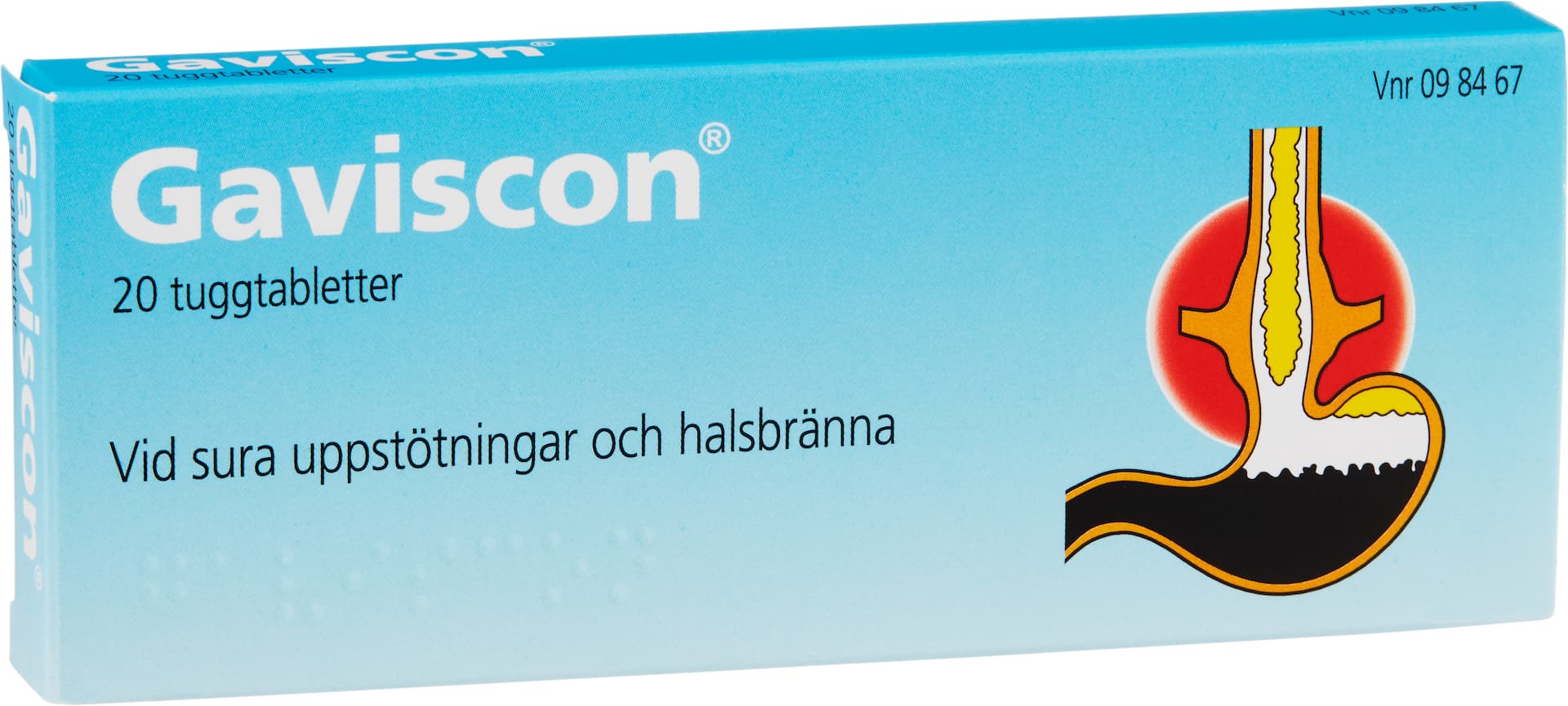 Gaviscon, tuggtablett 20 st