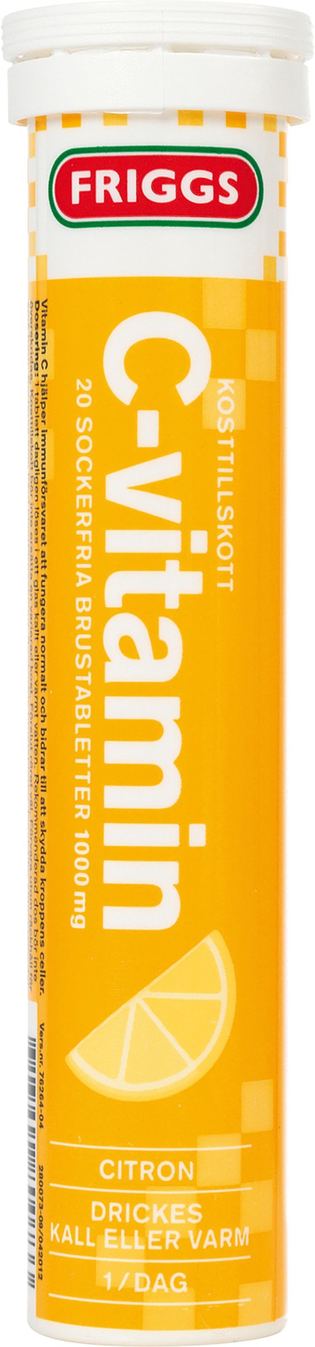 Friggs C-vitamin Citron 20 brustabletter