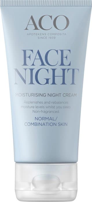 ACO Face Moisturising Night Cream Parfymfri Nattkräm 50 ml