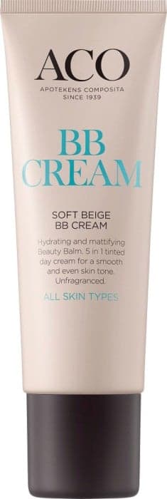 ACO Face Soft Beige BB-Cream Parfymfri Tonad Dagkräm 50 ml