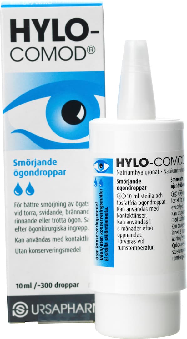 Hylo-Comod ögondroppar 300 doser 10 ml