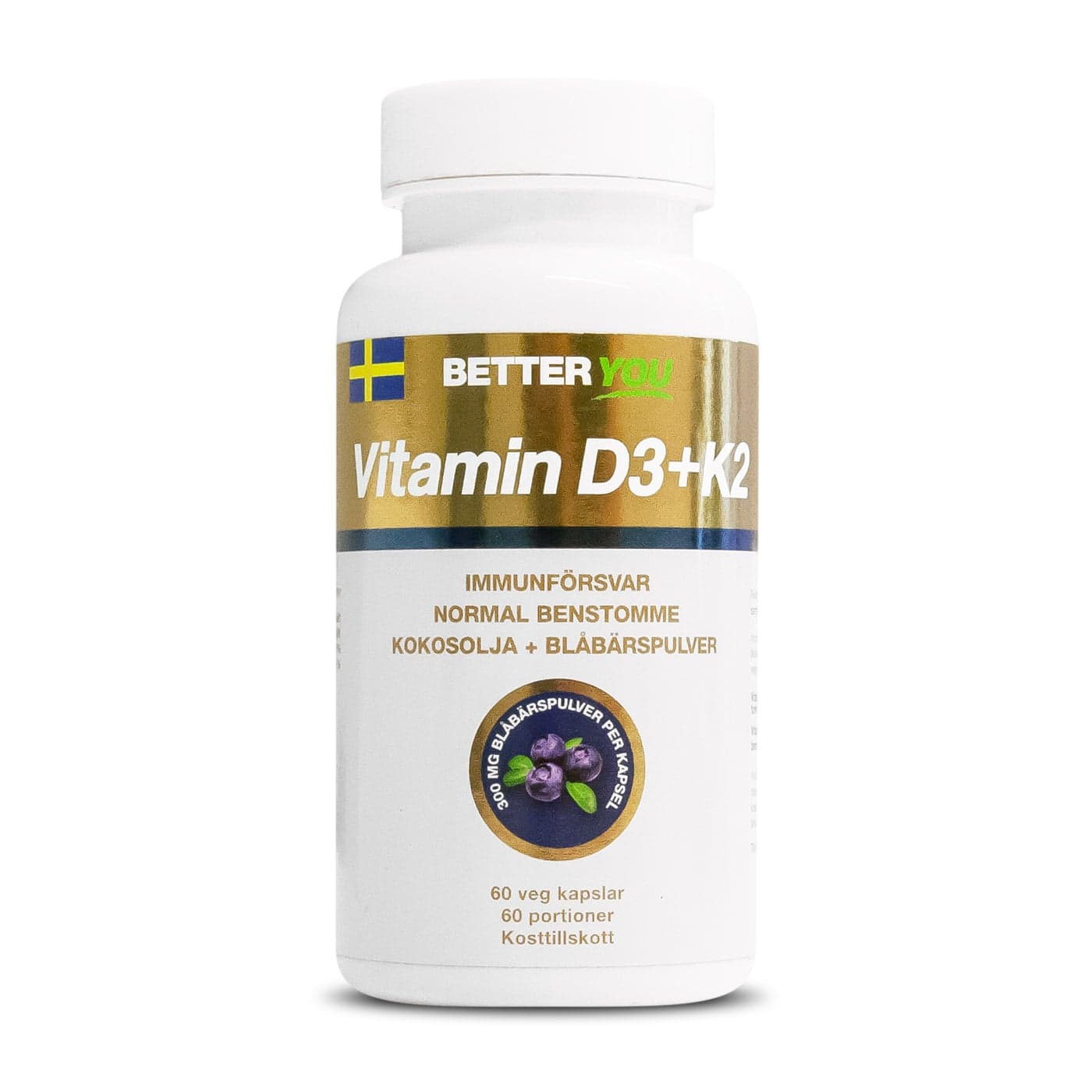 Better You Vitamin D3+K2 60 kaps