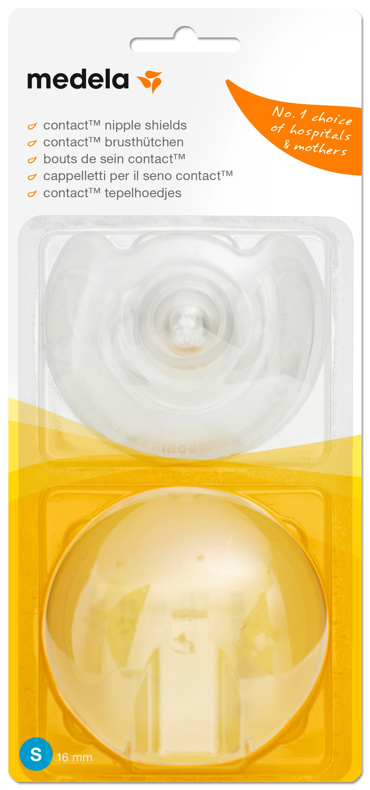 Medela Contact amningsvårtskydd S 2