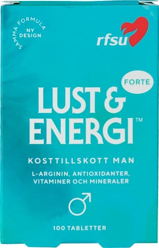 RFSU Lust & Energi Man 100 tabletter - produktbild 2